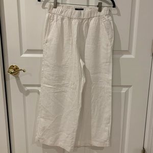 Jones New York linen wide leg pants